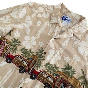 VTG RJC Tiki Surf Shop Hawaiian Kuka ilimoku 1950's style woody Cruiser USA Made